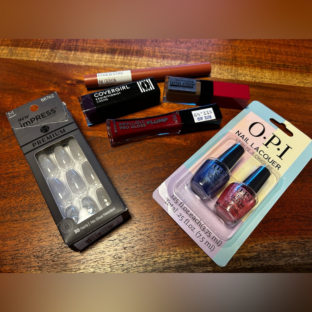 *New* Six Piece Beauty Bundle OPI Maybelline CoverGirl L’Oreal